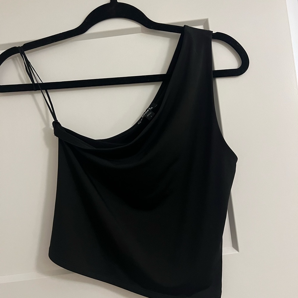 Express Black One-Shoulder Women's Top